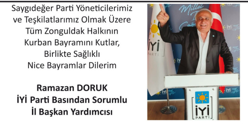 Doruk, bayramı kutladı