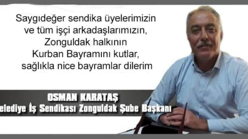 Başkan Karataş, Kurban Bayramını kutladı