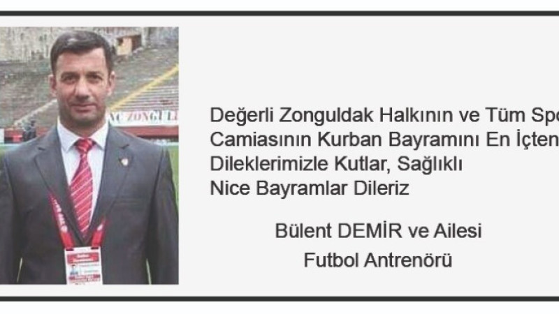 Demir, Kurban Bayramını kutladı