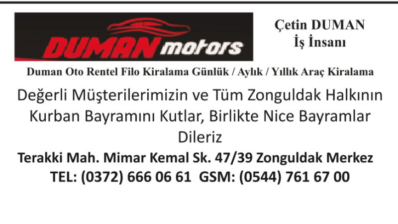 Duman, Bayramı kutladı