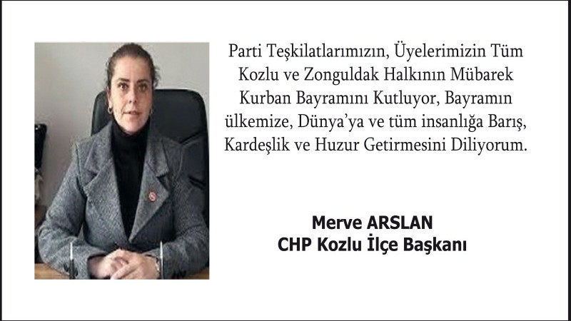 Arslan, Bayramı kutladı