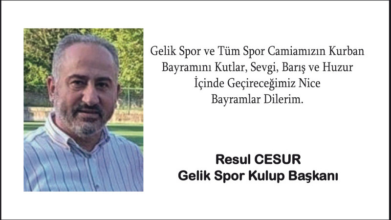 Cesur'un Bayram Mesajı