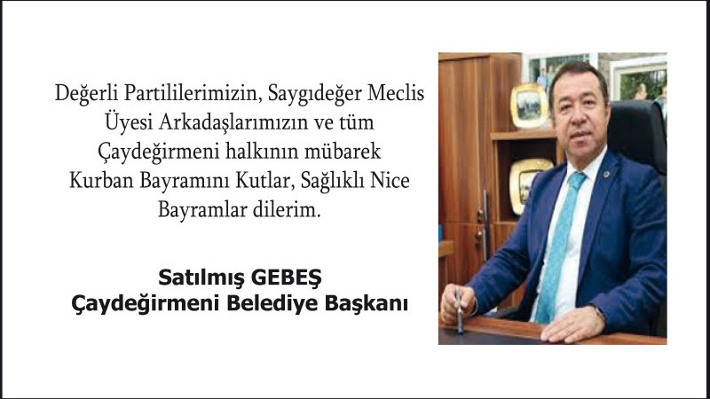 Başkan Gebeş, Bayramı kutladı
