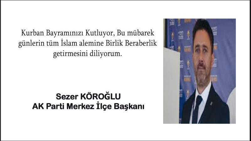 Köroğlu, Bayramı kutladı
