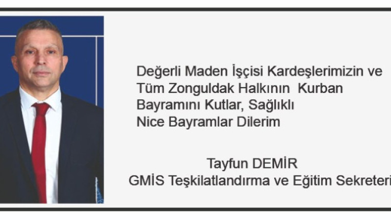 Demir, Kurban Bayramını kutladı