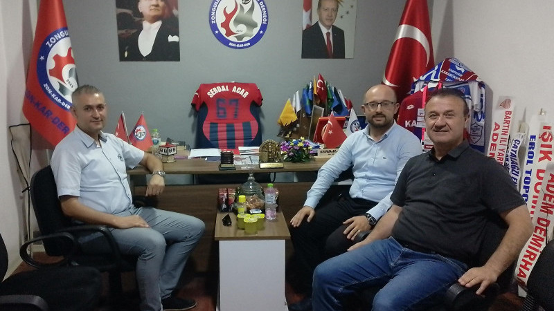 BAŞKAN ACAR'A TTK BAŞMÜFETTİŞİ KAPUSUZ'DAN HAYIRLI OLSUN ZİYARETİ 