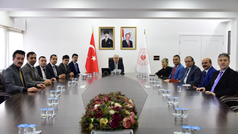 Tutulmaz, Müfettiş Yardımcılarını kabul etti