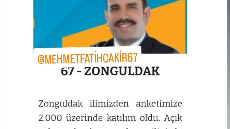 Anket furyası başladı. Çakır birinci çıktı!