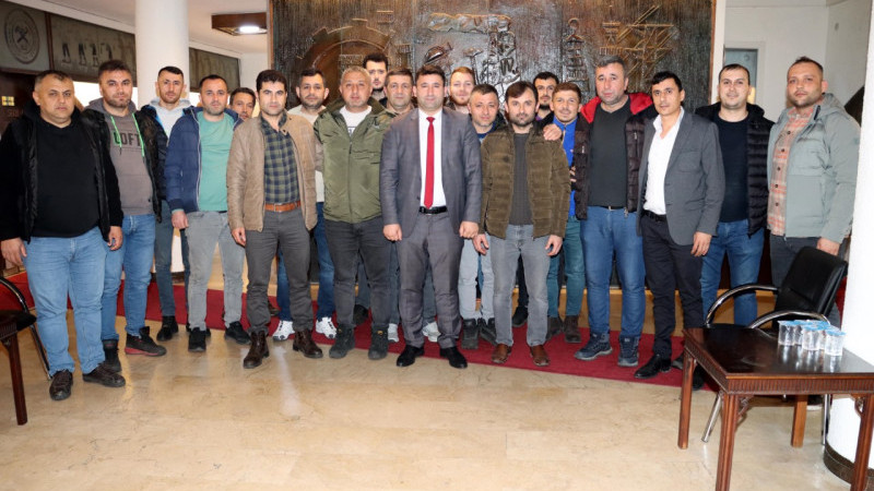 TTK Kozlu Kartiye-2 Servisi’nden Arslanbuğa’ya ziyaret