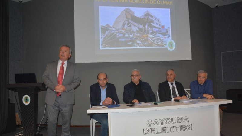 Çaycuma'da deprem konuşuldu  