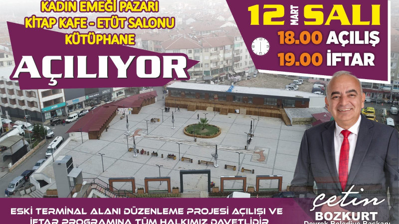 Açılışa ve iftara davet var 
