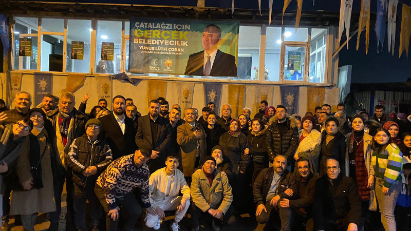 Çoban, seçim bürosu açılışı ve çalışmalara devam ediyor