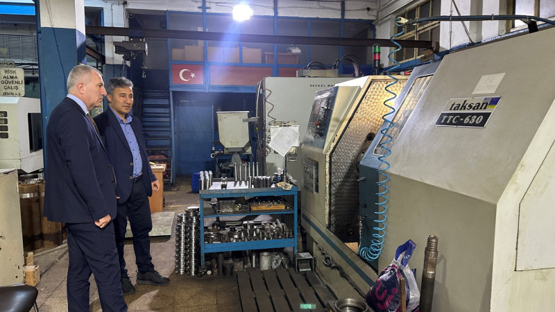 ŞENTÜRK ZESOB’U ZİYARET ETTİ