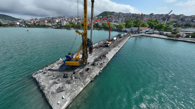 LİMANINDA ÇALIŞMALAR SÜRÜYOR