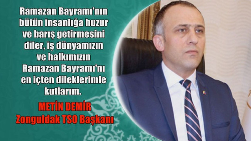 Metin Demir bayramı kutladı 