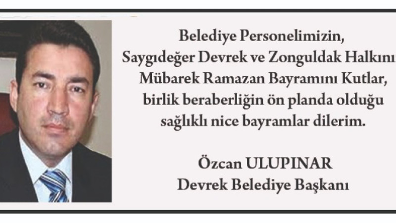 Özcan Ulupınar'ın Bayram Mesajı 