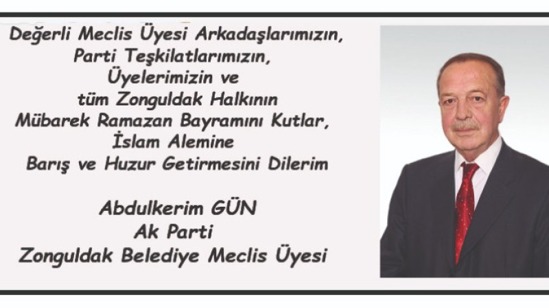 Abdülkerim Gül'ün Bayram mesajı 