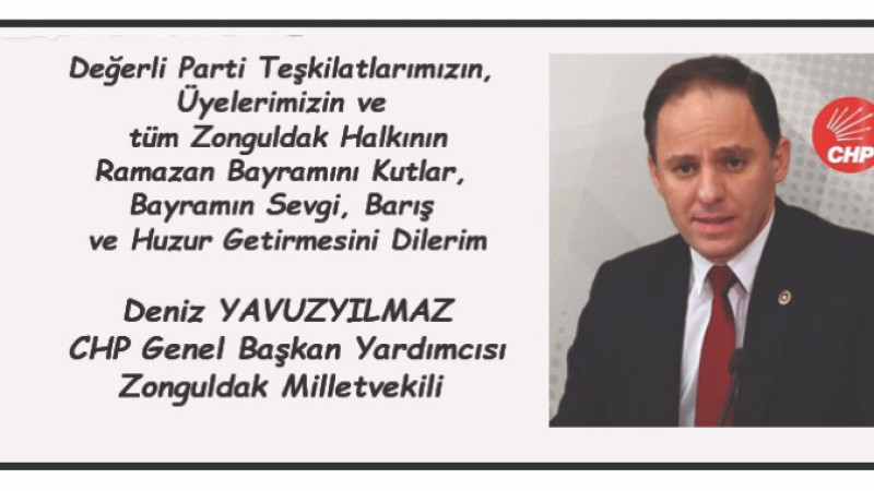 Deniz Yavuzyılmaz'ın Bayram Mesajı 