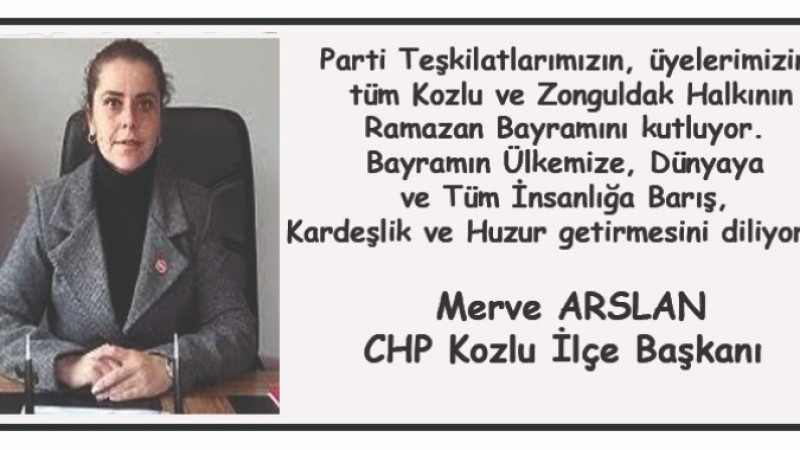 Merve Arslan'ın Bayram Mesajı 