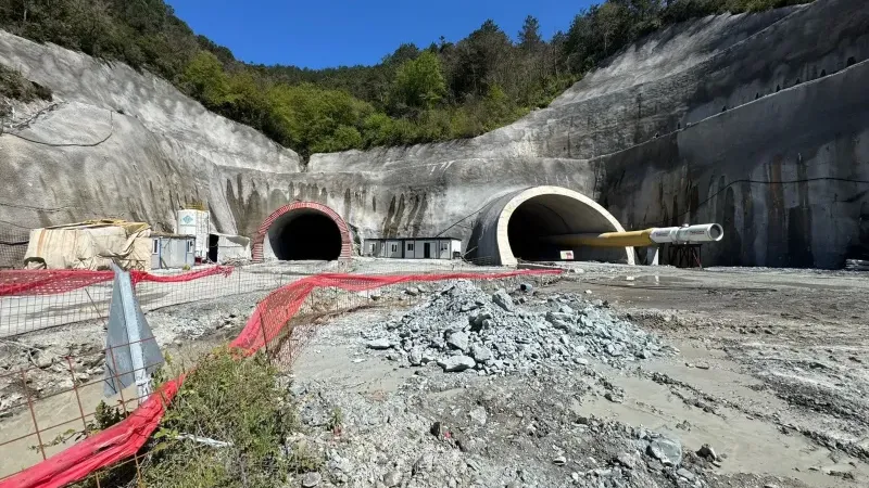 Filyos Tüneli projesi yüzde 60 seviyesine ulaştı