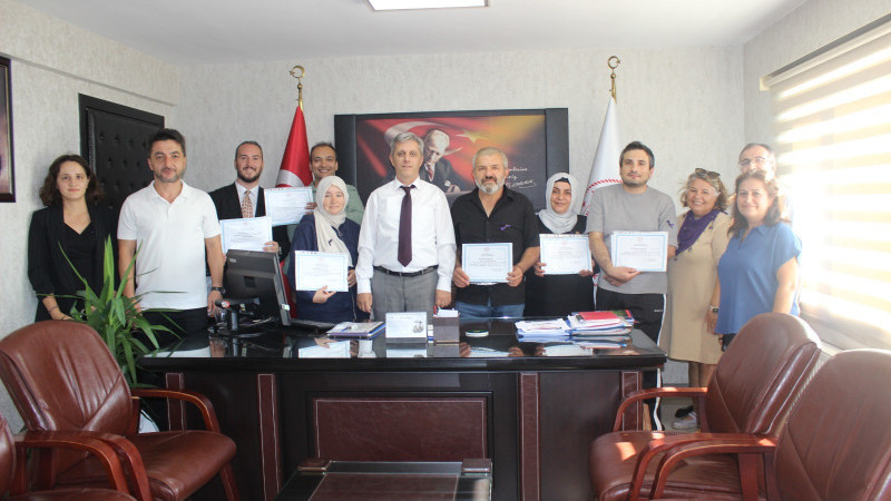 Gün’den teşekkür belgesi 