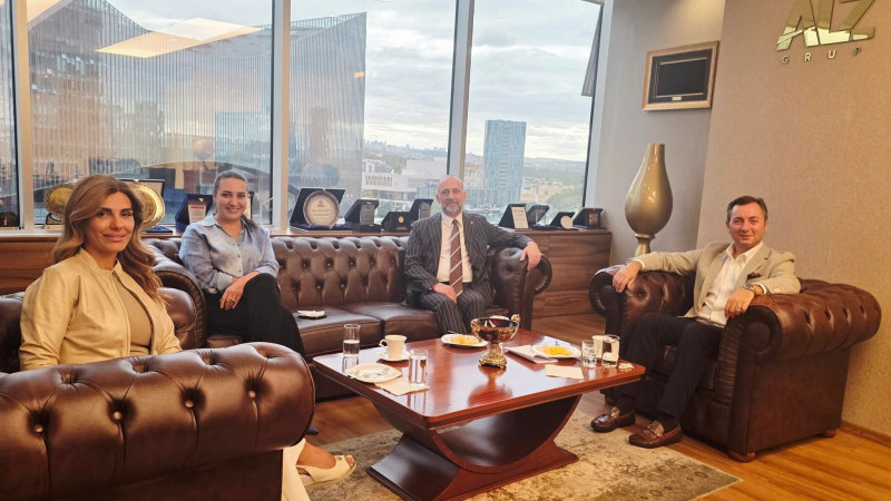 ZONGULDAK TSO BAŞKANI METİN DEMİR ALZ GRUP YÖNETİM KURULU BAŞKANI CİHAT ALAGÖZ'Ü ZİYARET ETTİ.