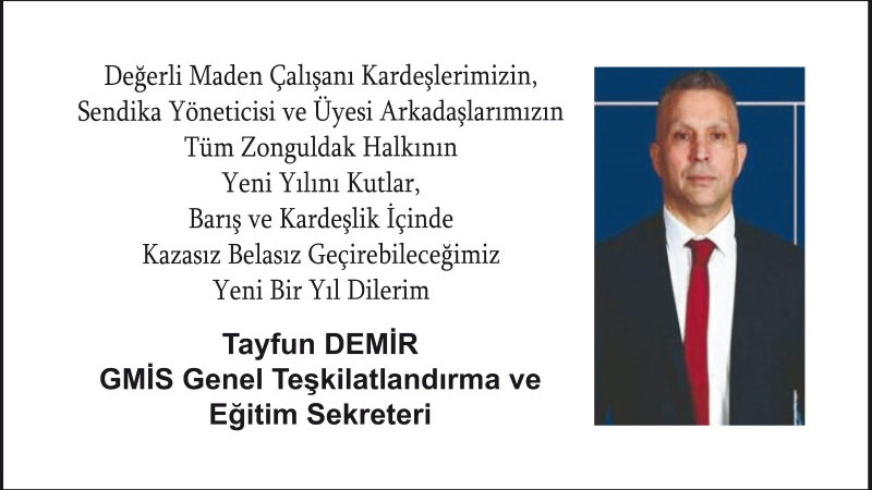 Tayfun Demir, Yeni Yılı kutladı