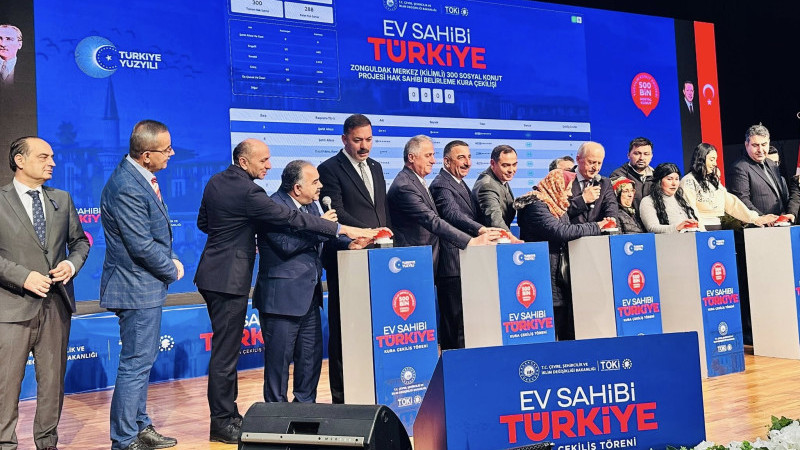 SOSYAL KONUT KURA ÇEKİMİ YAPILDI