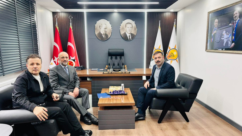 BAŞKAN DEMİR'DEN ÇAĞLAYAN'A ZİYARET ETTİ